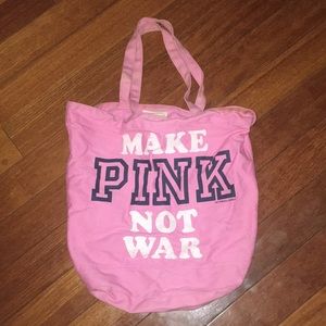 5️⃣for $25 🍋 Make PINK Not War VS Pink tote